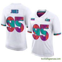 Mens Kansas City Chiefs Chris Jones White Authentic Super Bowl Lvii Kcc216 Jersey C1202